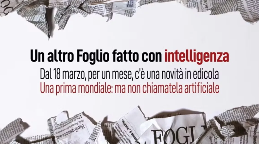 Un periódico Italiano lanza una edición de cuatro páginas creadas enteramente por inteligencia artificial