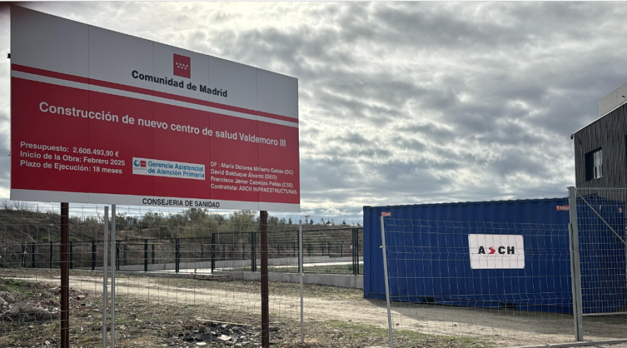 OBRAS DEL NUEVO CENTRO DE SALUD de Valdemoro YA ESTÁN EN MARCHA!