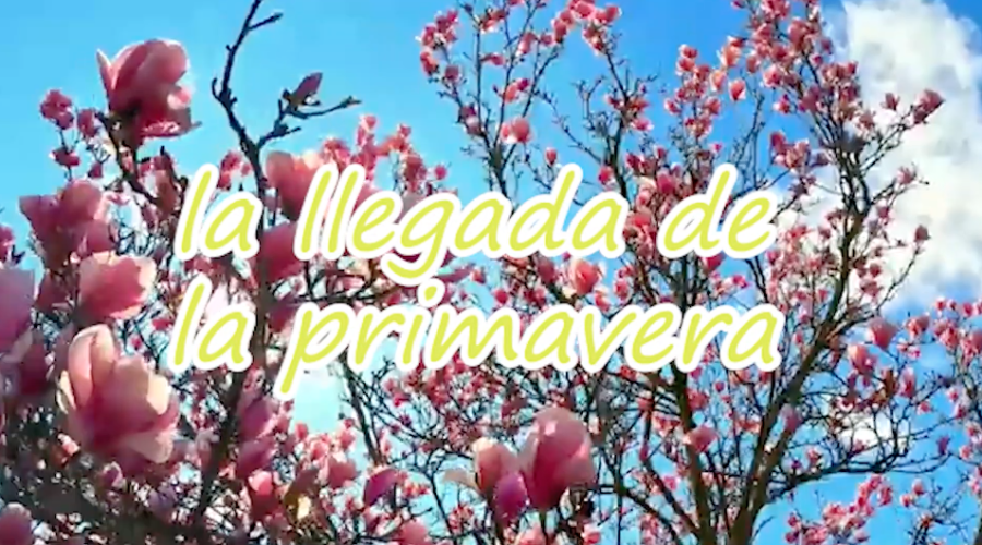 la llegada de la primavera