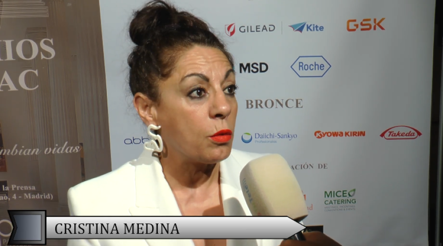 Cristina Medina, Premio Personalidad del A&ntilde;o tras superar el c&aacute;ncer