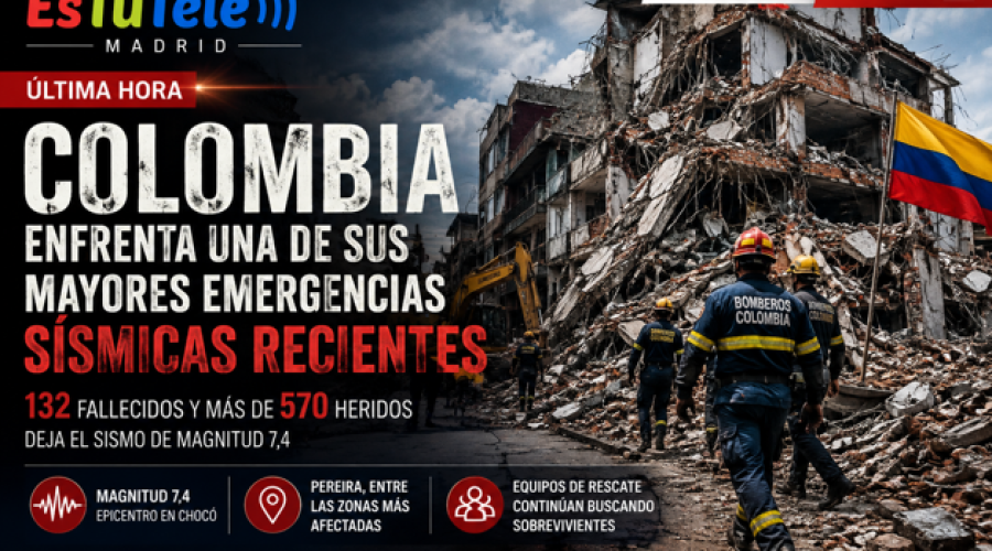 Colombia enfrenta una de sus mayores emergencias s&iacute;smicas recientes: asciende a 132 el n&uacute;mero de fallecidos