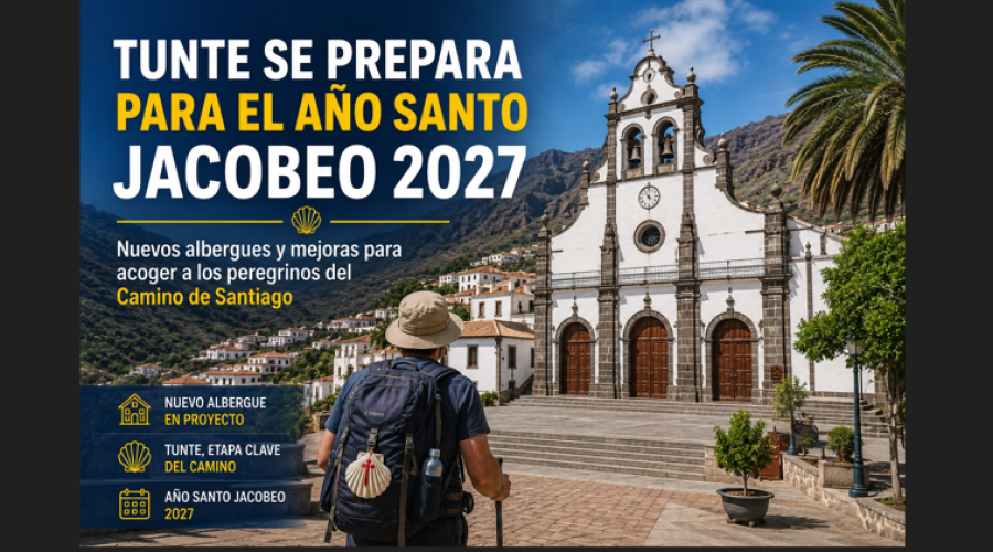 Tunte se prepara para el A&ntilde;o Santo Jacobeo 2027 con nuevas infraestructuras para los peregrinos