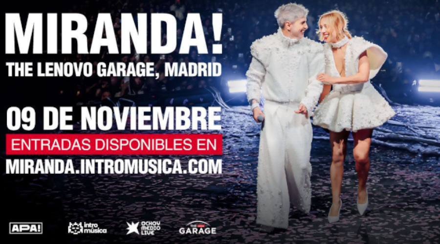MIRANDA y su concierto en MADRID