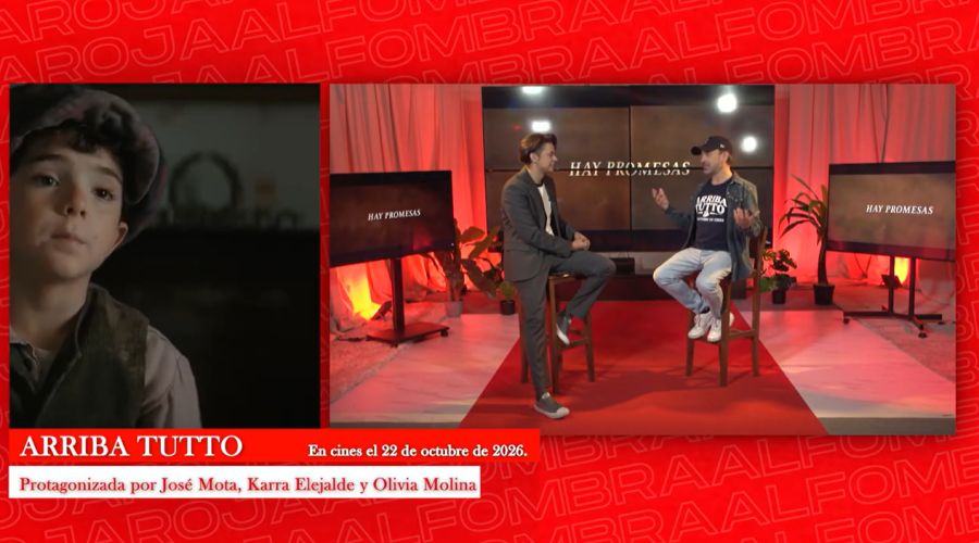 Alfombra Roja, Jos&eacute; Mota presenta "Arriba Tutto" su nueva pelicula