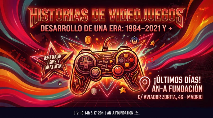 Historias de Videojuegos: El viaje art&iacute;stico de 1984 a 2021 que puedes ver gratis en Madrid