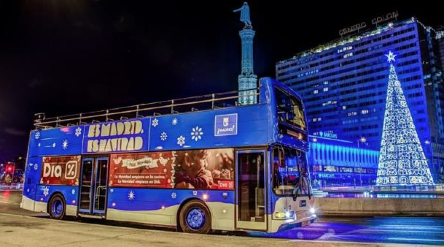 EL AUTOBÚS DE LA NAVIDAD NAVILUZ REGRESA HOY 25 DE NOVIEMBRE.