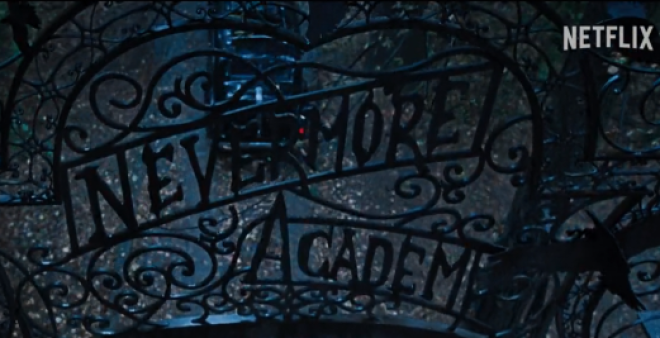 CON MOTIVO DEL ESTRENO, un colegio de MADRID se convertirá en la Academia NEVERMORE