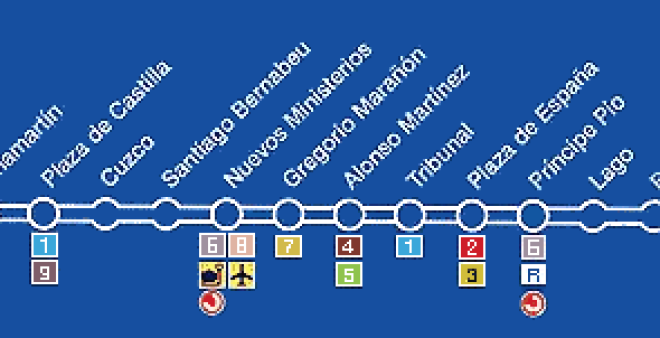 Corte en la linea 10 de metro MADRID