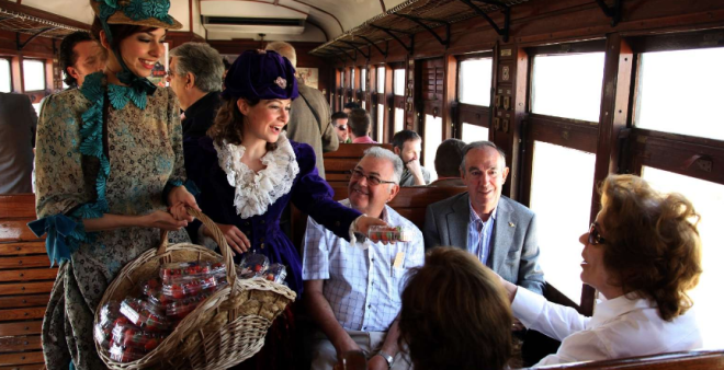 Vuelve el Tren de la Fresa: celebra los 175 a&ntilde;os de historia entre Madrid y Aranjuez.
