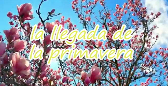 la llegada de la primavera