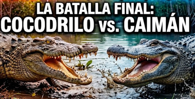 Duelo de Titanes Cocodrilo vs. Caim&aacute;n