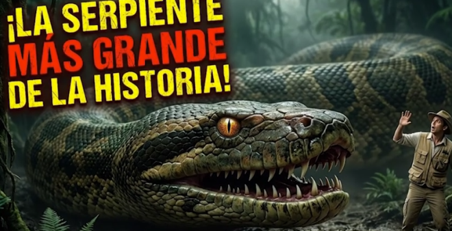La serpiente m&aacute;s grande de la historia 