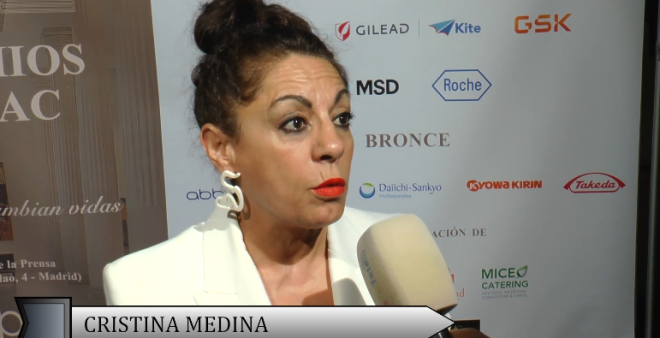 Cristina Medina, Premio Personalidad del A&ntilde;o tras superar el c&aacute;ncer
