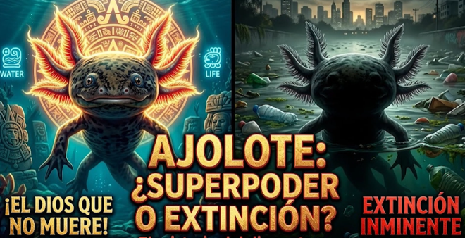 AJOLOTE SUPERPODER O EXTINCI&Oacute;N