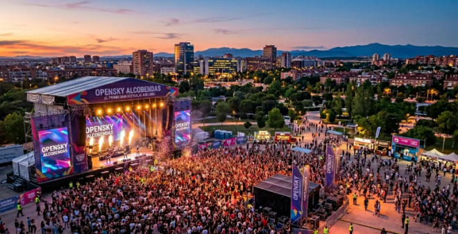 El festival OpenSky Alcobendas desvela su cartel por d&iacute;as y lanza las entradas individuales