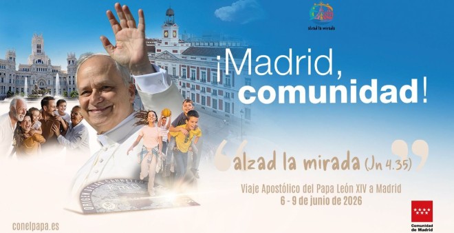 Gu&iacute;a pr&aacute;ctica para la visita del Papa Le&oacute;n XIV a Madrid: horarios, recorridos y principales cortes de tr&aacute;fico