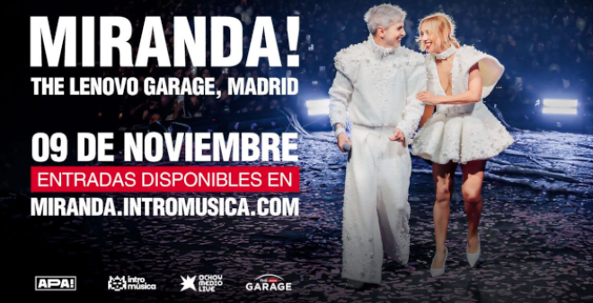 MIRANDA y su concierto en MADRID