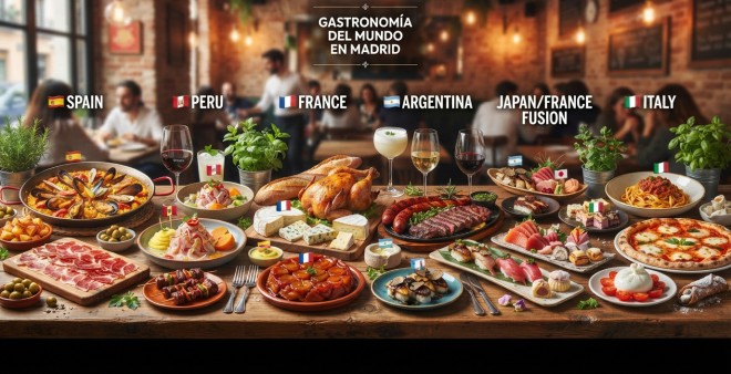 TOUR GASTRONOMICO MUNDIAL SIN SALIR DE MADRID