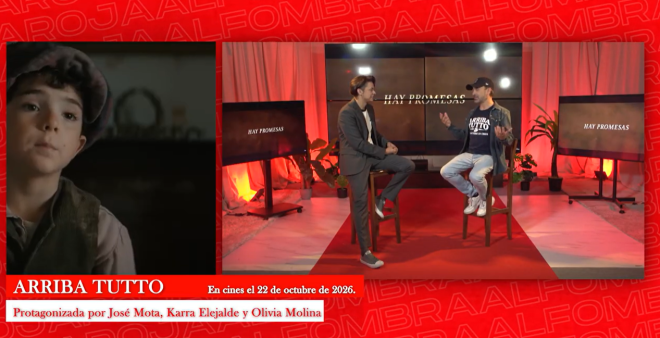 Alfombra Roja, Jos&eacute; Mota presenta "Arriba Tutto" su nueva pelicula