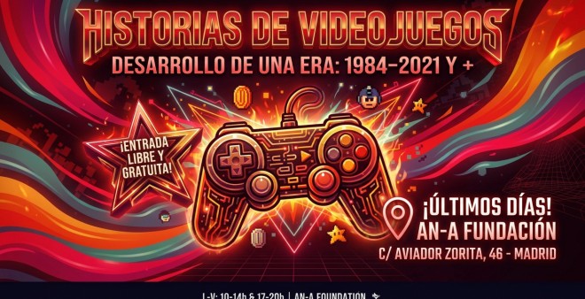 Historias de Videojuegos: El viaje art&iacute;stico de 1984 a 2021 que puedes ver gratis en Madrid