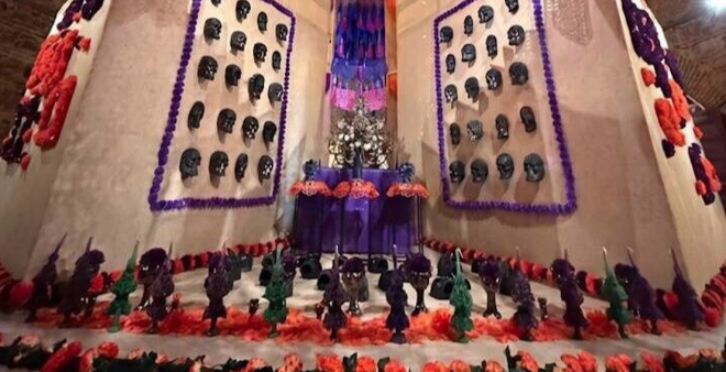 El Retiro estrena un Altar de Muertos inspirado en el inframundo mexica en la Monta&ntilde;a de los Gatos