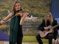 Sharon Corr y su actuación en el metro de Madrid