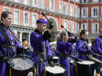 Con la tamborrada, llega su fin una buena Semana Santa turística en Madrid
