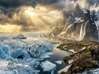 Polar vs  Grizzly, los Reyes de la Supervivencia estutele.com