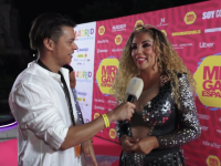 REBECA EN ALFOMBRA ROSA GALA MR GAY 2026 ESTUTELE.COM