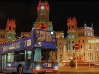 El autobús de la Navidad Naviluz 