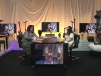 Edith Salazar & Cristina del Valle en OIGO VOCES 