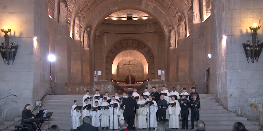 Tradicional concierto de Navidad de la Escolanía de la Santa Cruz del Valle de los Caídos